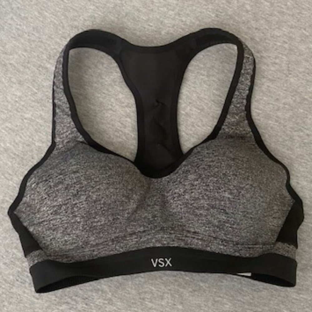 VSX by Victoria's Secret Gray Push-Up Sports Bra